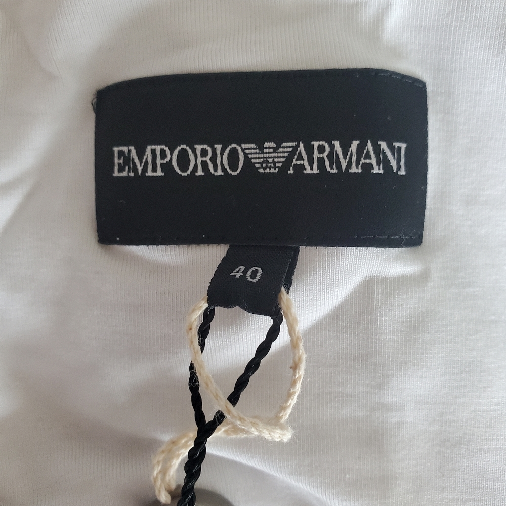 NWT Emporio Armani Spring 2016 Eyelet Dress, Size EU 40 - Picture 11 of 17